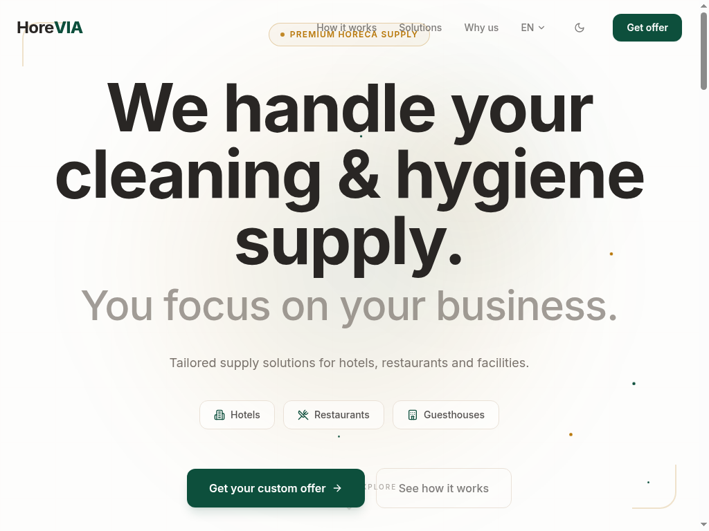 Realizacja Silver Line Company — HoreVIA Supply